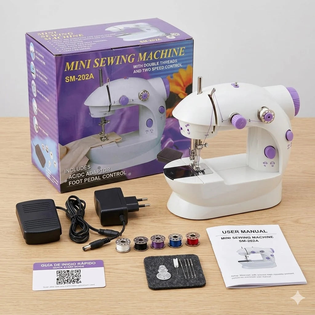 MINI MAQUINA DE COSER PORTATIL