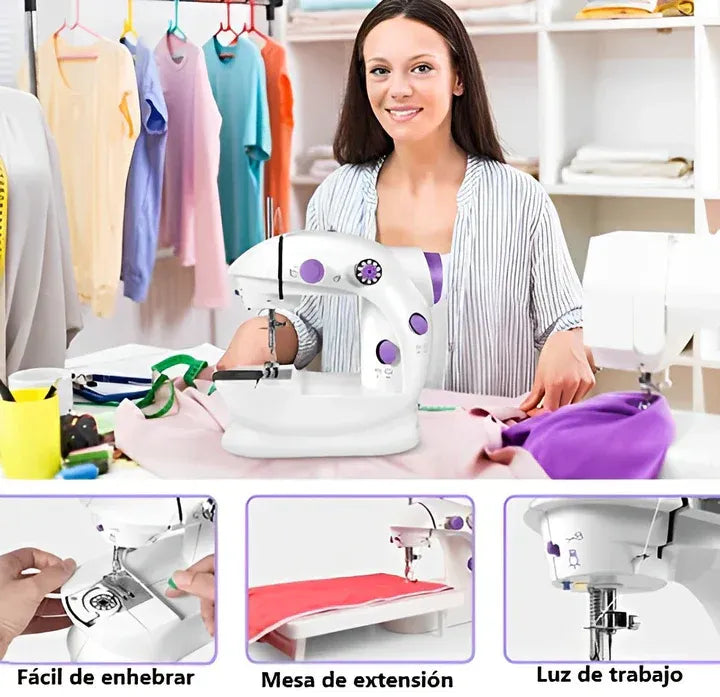 MINI MAQUINA DE COSER PORTATIL